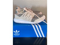 tan adidas tubular radial